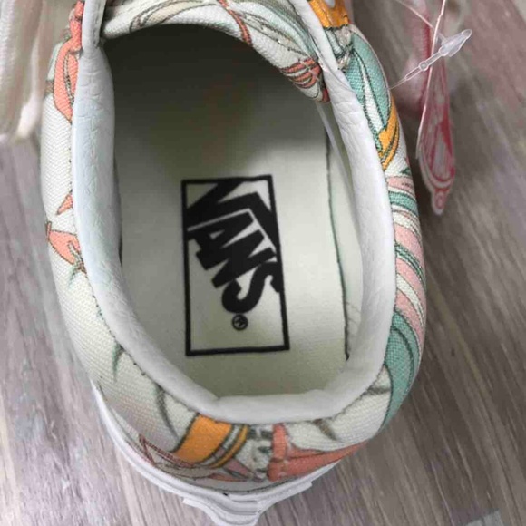 NWT VANS Old Skool California Floral Cream Kid’s - Picture 7 of 7